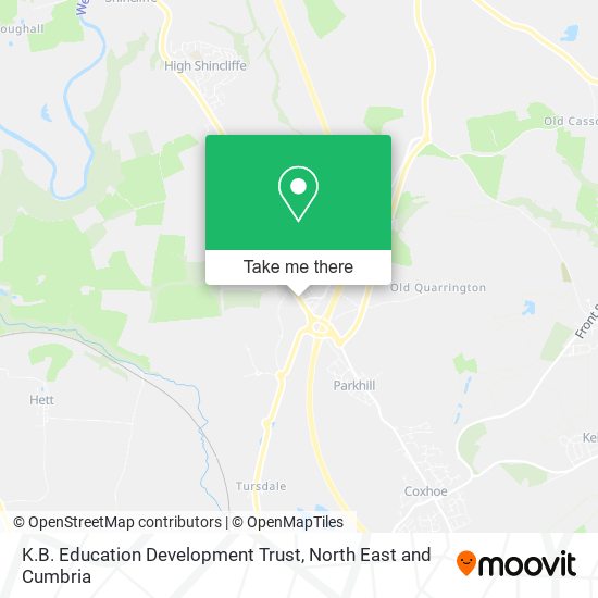 K.B. Education Development Trust map