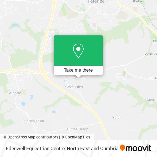 Edenwell Equestrian Centre map
