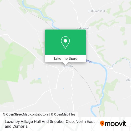 Lazonby Village Hall And Snooker Club map