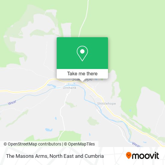The Masons Arms map
