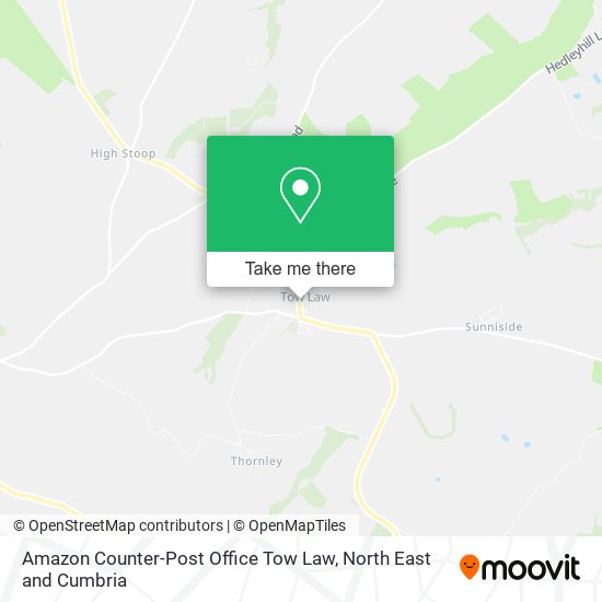 Amazon Counter-Post Office Tow Law map