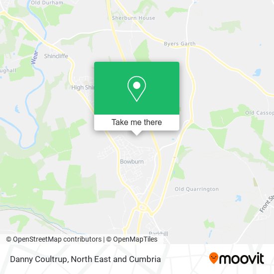 Danny Coultrup map