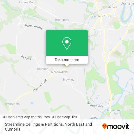 Streamline Ceilings & Partitions map