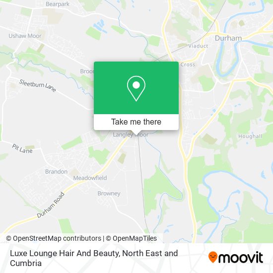 Luxe Lounge Hair And Beauty map