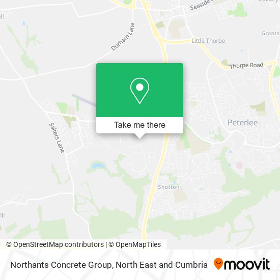 Northants Concrete Group map