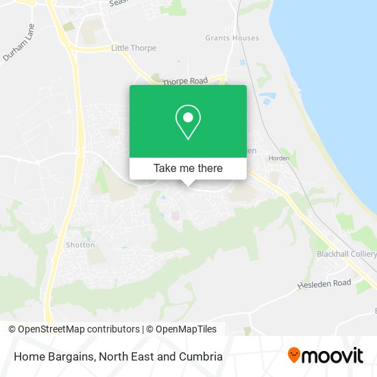 Home Bargains map