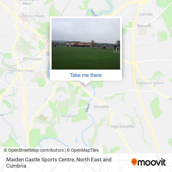 Maiden Castle Sports Centre map