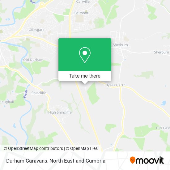 Durham Caravans map
