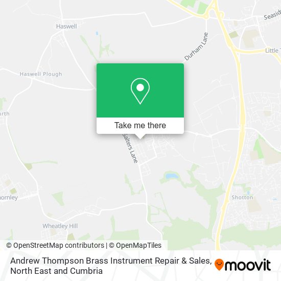 Andrew Thompson Brass Instrument Repair & Sales map