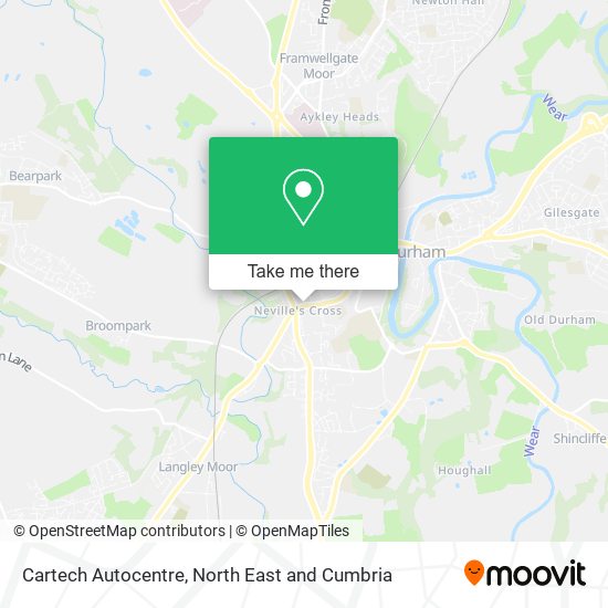 Cartech Autocentre map