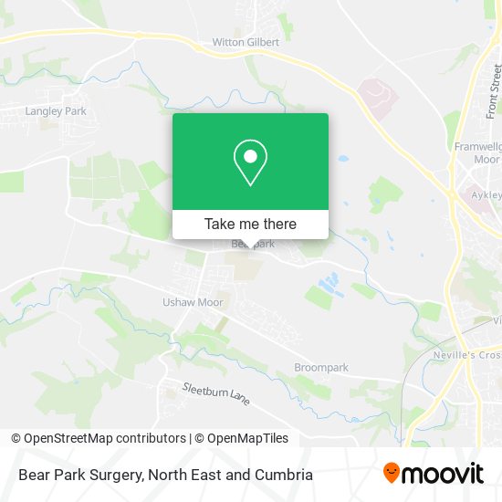 Bear Park Surgery map