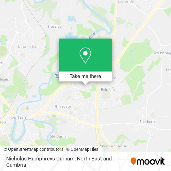 Nicholas Humphreys Durham map