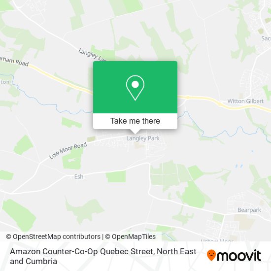 Amazon Counter-Co-Op Quebec Street map