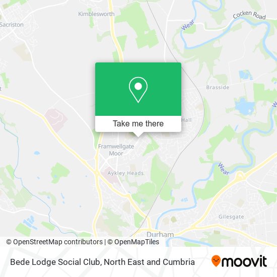 Bede Lodge Social Club map