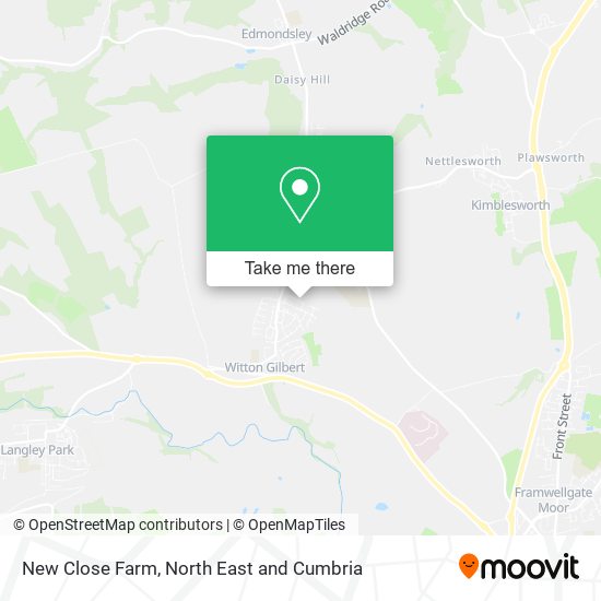 New Close Farm map