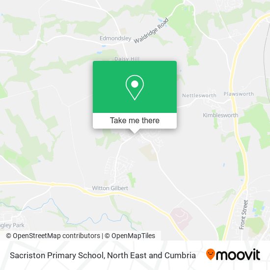 Sacriston Primary School map