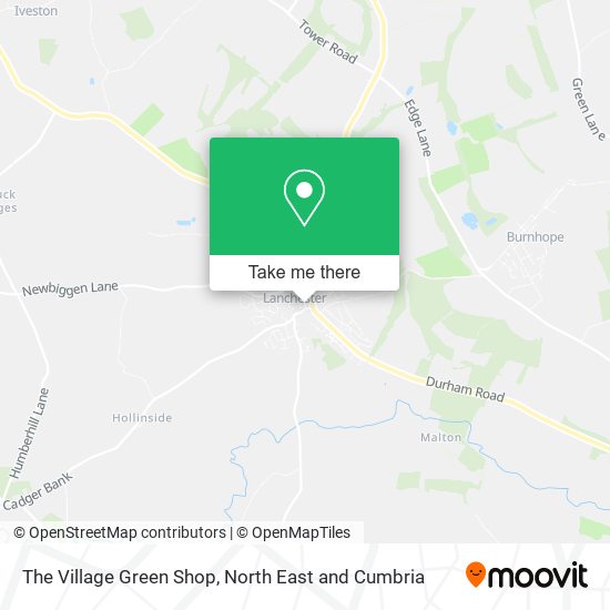 The Village Green Shop map