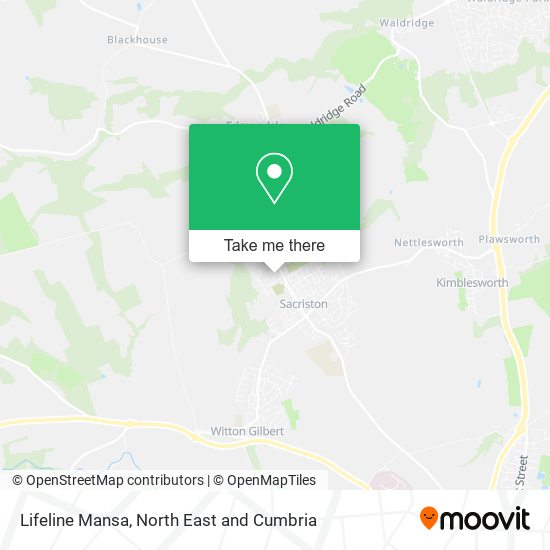 Lifeline Mansa map