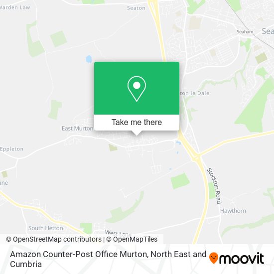 Amazon Counter-Post Office Murton map