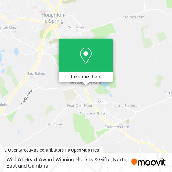 Wild At Heart Award Winning Florists & Gifts map