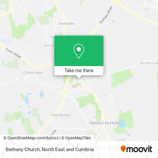 Bethany Church map