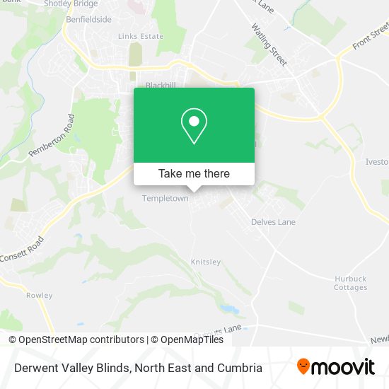 Derwent Valley Blinds map