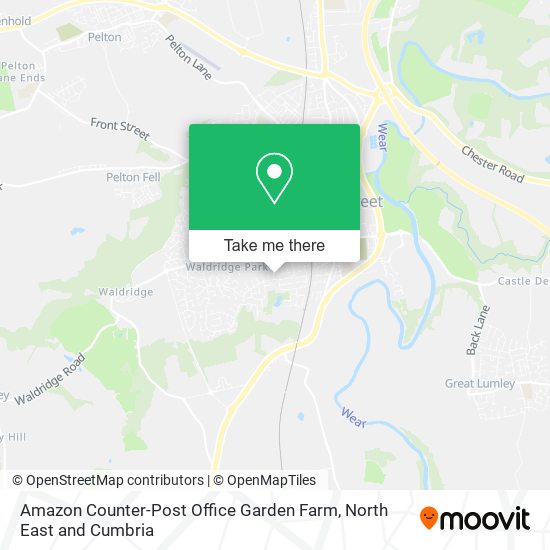 Amazon Counter-Post Office Garden Farm map