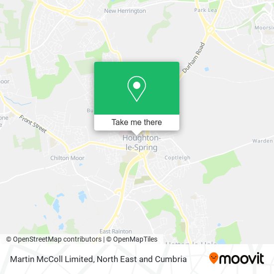 Martin McColl Limited map