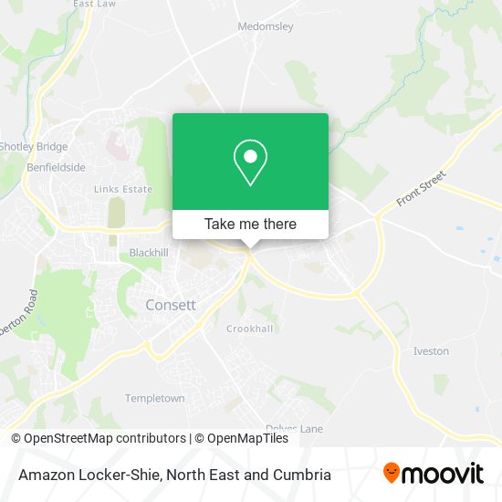 Amazon Locker-Shie map