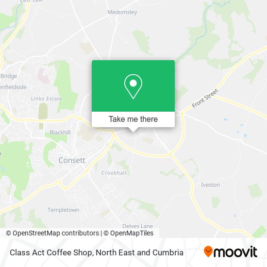 Class Act Coffee Shop map
