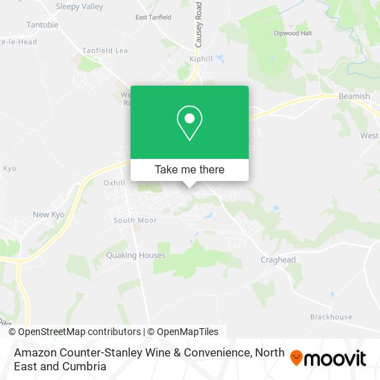 Amazon Counter-Stanley Wine & Convenience map
