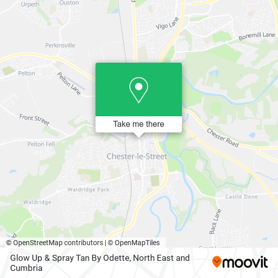 Glow Up & Spray Tan By Odette map