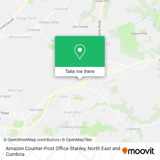Amazon Counter-Post Office Stanley map