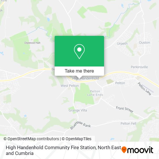 High Handenhold Community Fire Station map