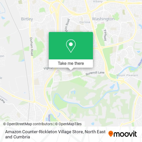 Amazon Counter-Rickleton Village Store map
