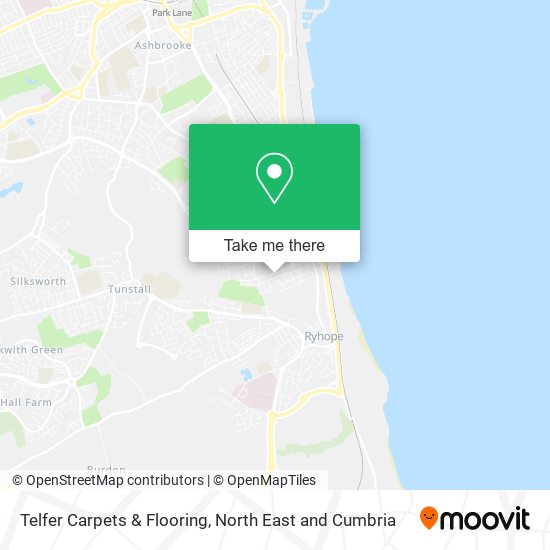 Telfer Carpets & Flooring map