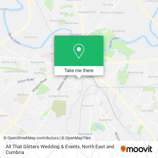 All That Glitters Wedding & Events map