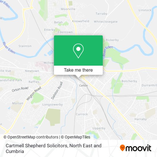 Cartmell Shepherd Solicitors map