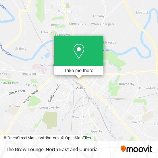 The Brow Lounge map