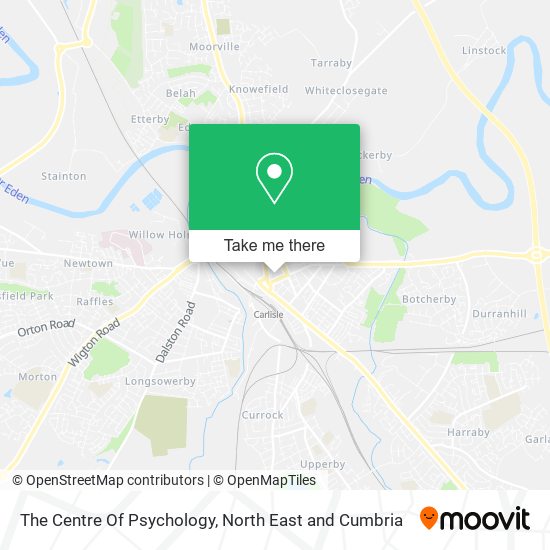 The Centre Of Psychology map