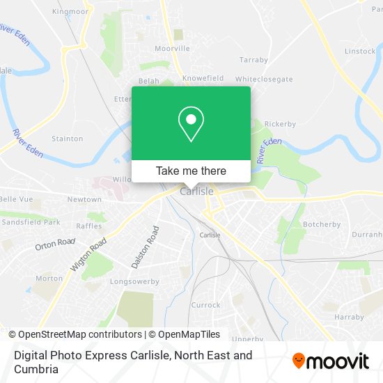 Digital Photo Express Carlisle map