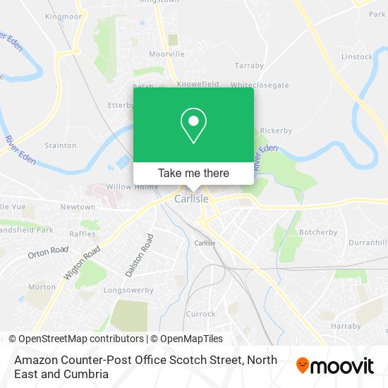 Amazon Counter-Post Office Scotch Street map