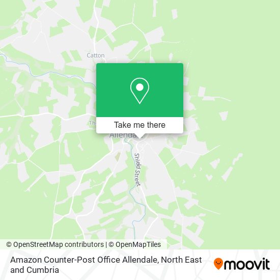 Amazon Counter-Post Office Allendale map