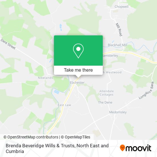 Brenda Beveridge Wills & Trusts map