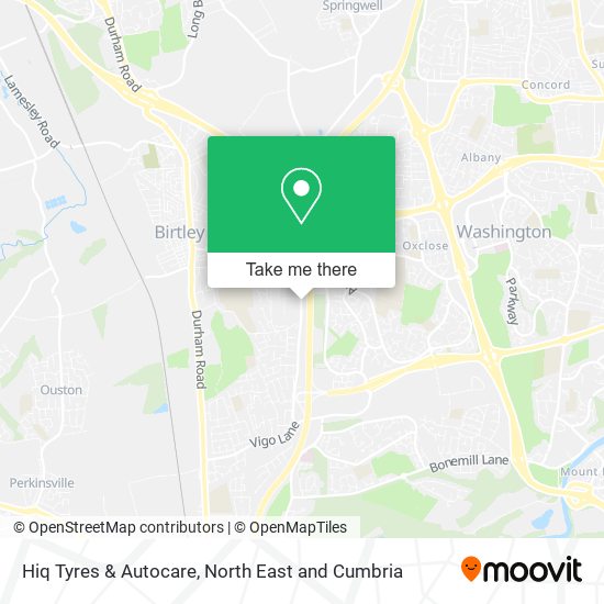 Hiq Tyres & Autocare map