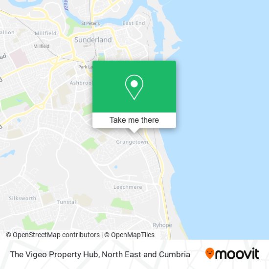 The Vigeo Property Hub map