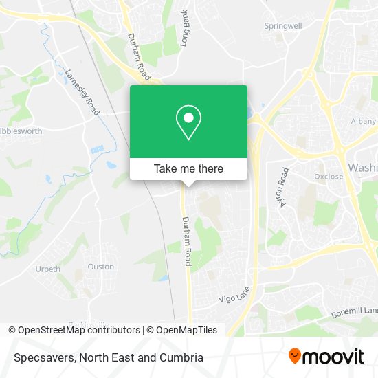 Specsavers map