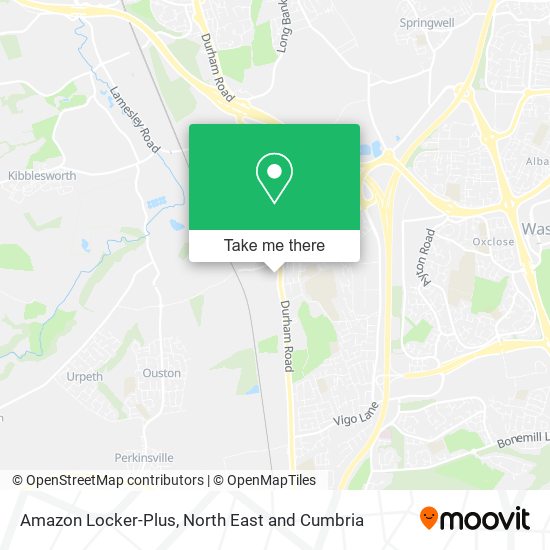 Amazon Locker-Plus map