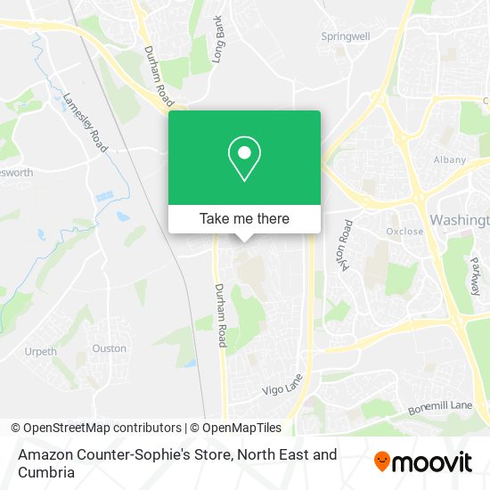 Amazon Counter-Sophie's Store map