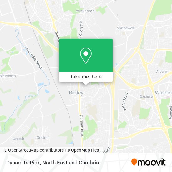 Dynamite Pink map